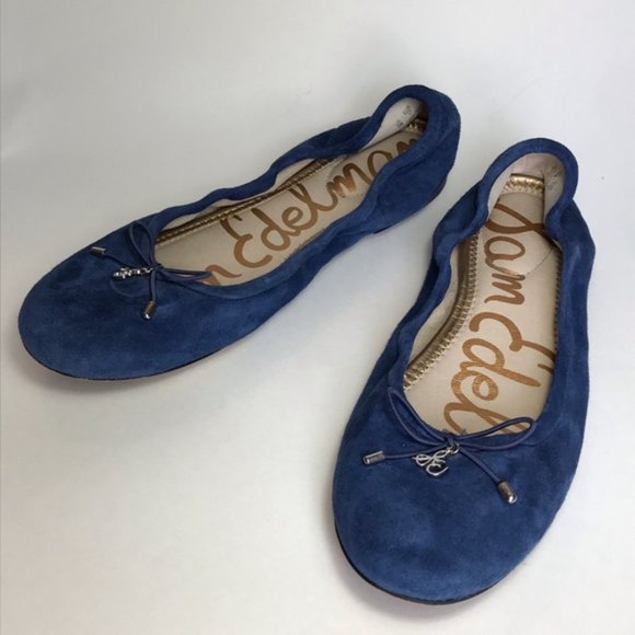 Sam Edelman | Shoes | Sam Edelman Felicia Ballet Flat In Navy Size 7 ...